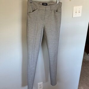 Express Women's Light Gray Skinny Pants